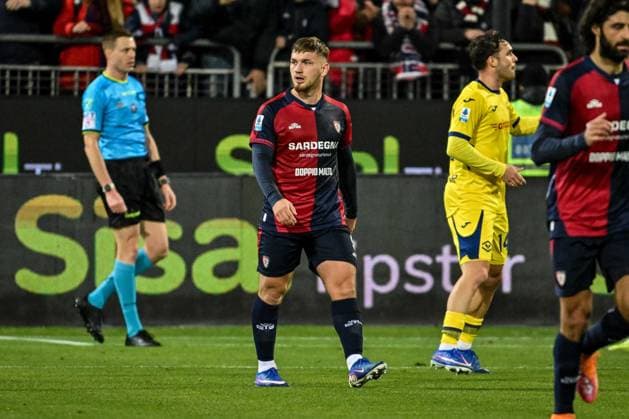 Semih Kilicsoy of Cagliari Calcio during Cagliari Calcio vs Hellas Verona FC, Italian soccer Serie A match in Cagliari, Italy, January 31 2026  Copyright: xLuigixCanu IPAxSportx xipa-agency.netx xx IPA_70811533 IPA_Agency_IPA70811533