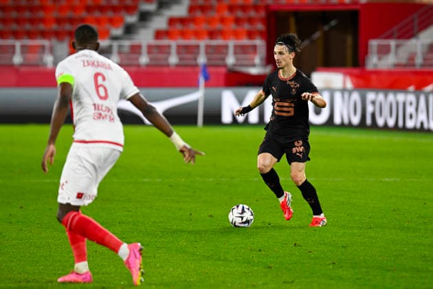 FOOTBALL : AS Monaco VS Stade Rennais FC - Ligue 1 McDonald s - 31 01 2026 EstÃ ban Lepaul (SRFC) - Ligue 1 McDonald s match between AS Monaco and Stade Rennais FC on January 31, 2026 at the Louis II Stadium in Monaco. MonacoMonaco  Copyright: xWilliamxCannarellax