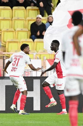 AS Monaco FC v Stade Rennais FC - Ligue 1 McDonald s 2025 2026 27 Krepin DIATTA (asm) - 31 Ansu FATI (asm) during the Ligue 1 McDonald s match between Monaco and Rennes at Stade Louis II on January 31, 2026 in Monaco, Monaco. Monaco Monaco  Copyright: xFEPx 776348265