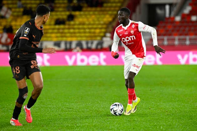 FOOTBALL : AS Monaco VS Stade Rennais FC - Ligue 1 McDonald s - 31 01 2026 Kassoum Ouattara (ASM) - Ligue 1 McDonald s match between AS Monaco and Stade Rennais FC on January 31, 2026 at the Louis II Stadium in Monaco. MonacoMonaco  Copyright: xWilliamxCannarellax