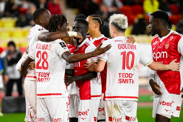 FOOTBALL : AS Monaco VS Stade Rennais FC - Ligue 1 McDonald s - 31 01 2026 Joy ASM - But Maghnes Akliouche - Ligue 1 McDonald s match between AS Monaco and Stade Rennais FC on January 31, 2026 at the Louis II Stadium in Monaco. MonacoMonaco  Copyright: xWilliamxCannarellax