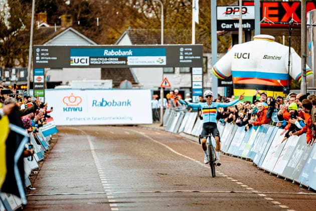 Cyclocross - UCI cyclo-cross World Championships Hulst - Day 2 Aaron Dockx (BEL ) claims the U23 world title 2026 UCI cyclo-cross World Championships Men U23 - Hulst The Netherlands Photo: Stijn Bastens CC Hulst The Netherlands  Copyright: xContentxCurationx StijnxBastensx xCCx
