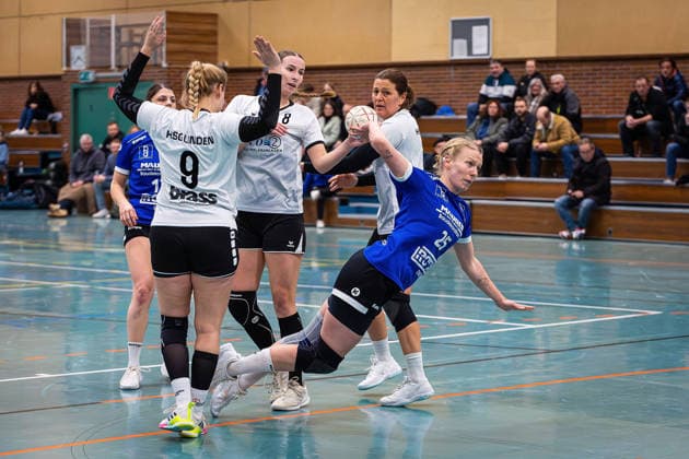 31 01 2026, xovx, Handball Women Handball Oberliga Mitte, HSG Lumdatal HSG Linden v l Lea Bulling HSG Lumdatal , Lena Lepere HSG Linden , Lilli Allendörfer HSG Linden , Nina Luh HSG Linden , Sibell Althen HSG Lumdatal Rabenau Londorf Lumdatalhalle Hessen Deutschland DE