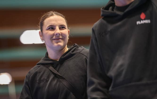 GER, Dortmund, Borussia Dortmund vs HSG Bensheim Auerbach Flames, Alsco Handball Bundesliga Frauen, Handball, DHB, Spielzeit 2025 2026, Sporthalle Wellinghofen, 15 Spieltag im Bild Mareike Thomaier HSG Bensheim Auerbach Flames Frauen 2 DFB DFL REGULATIONS PROHIBIT ANY USE OF PHOTOGRAPHS AS IMAGE SEQUENCES AND OR QUASI VIDEO, 31 01 2026 Copyright: HMBxMedia HendrikxHamelau