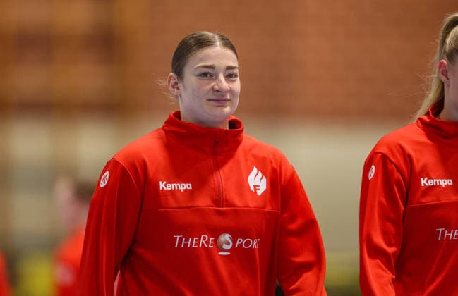GER, Dortmund, Borussia Dortmund vs HSG Bensheim Auerbach Flames, Alsco Handball Bundesliga Frauen, Handball, DHB, Spielzeit 2025 2026, Sporthalle Wellinghofen, 15 Spieltag im Bild Isabell Hurst HSG Bensheim Auerbach Flames Frauen 5 DFB DFL REGULATIONS PROHIBIT ANY USE OF PHOTOGRAPHS AS IMAGE SEQUENCES AND OR QUASI VIDEO, 31 01 2026 Copyright: HMBxMedia HendrikxHamelau