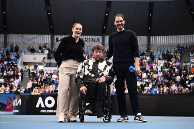 Tennis , Australian Open, Fan Event with Rafael Nadal, Ashley Barty, Dylan Alcott