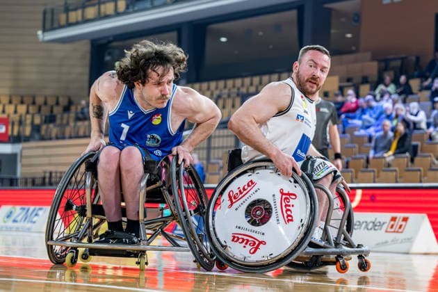 RBBL RSV Lahn Dill RB Zwickau, 31 01 26 Jannik Blair RSV Lahn Dill, 6 , Hayden Siebuhr RB Zwickau, 7 RBBL RSV Lahn Dill RB Zwickau Wetzlar, 31 01 26 Copyright: xBEAUTIFULxSPORTS Roeczeyx
