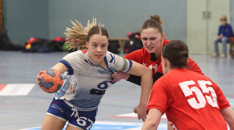 Handball, Women, Oberliga, SV Salamander Kornwestheim - SG BBM Bietigheim