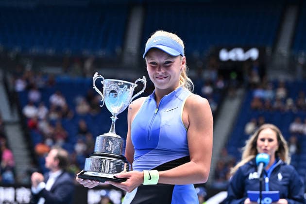 Australian Open 2026 - Ksenia Efremova Wins The Girl Juniors Final Ksenia Efremova (FRA) wins the girl juniors final at the 2026 Australian Open at Melbourne Park in Melbourne, AUSTRALIA, on February, 1 , 2026. Photo by Corinne Dubreuil ABACAPRESS.COM Melbourne Australia  Copyright: xDubreuilxCorinne ABACAx