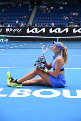 Australian Open 2026 - Ksenia Efremova Wins The Girl Juniors Final Ksenia Efremova (FRA) wins the girl juniors final at the 2026 Australian Open at Melbourne Park in Melbourne, AUSTRALIA, on February, 1 , 2026. Photo by Corinne Dubreuil ABACAPRESS.COM Melbourne Australia  Copyright: xDubreuilxCorinne ABACAx