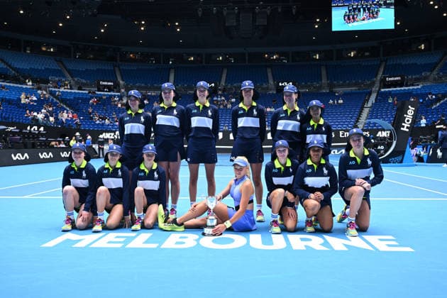 Australian Open 2026 - Ksenia Efremova Wins The Girl Juniors Final Ksenia Efremova (FRA) wins the girl juniors final at the 2026 Australian Open at Melbourne Park in Melbourne, AUSTRALIA, on February, 1 , 2026. Photo by Corinne Dubreuil ABACAPRESS.COM Melbourne Australia  Copyright: xDubreuilxCorinne ABACAx