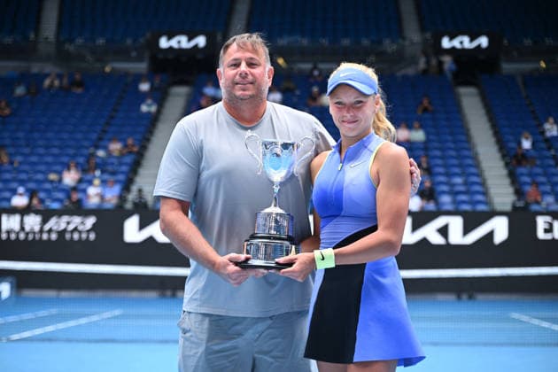 Australian Open 2026 - Ksenia Efremova Wins The Girl Juniors Final Ksenia Efremova (FRA) wins the girl juniors final at the 2026 Australian Open at Melbourne Park in Melbourne, AUSTRALIA, on February, 1 , 2026. Photo by Corinne Dubreuil ABACAPRESS.COM Melbourne Australia  Copyright: xDubreuilxCorinne ABACAx