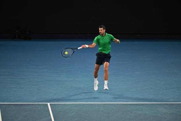2026 Australian Open - Day 15 MELBOURNE, AUSTRALIA - FEBRUARY 01: Carlos Alcaraz of Spain compete against Novak Djokovic of Serbia in the Men s Singles Final during day 15 of the Australian Open at Melbourne Park on February 01, 2026 in Melbourne, Australia. Mark Avellino Anadolu Melbourne Australia. Editorial use only. Please get in touch for any other usage.  Copyright: x2026xAnadoluxMarkxAvellinox