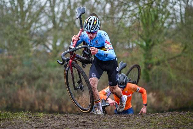 UCI World Championships 2026 Hulst HULST, BELGIUM - FEBRUARY 01 : De Bruyckere Kay (BEL) in action during the 2026 UCI Cyclo-Cross World Championships for Men Junior on February 01, 2026 in Hulst, Belgium, 01 02 2026 Hulst Belgium  Copyright: xNicoxVereeckenx