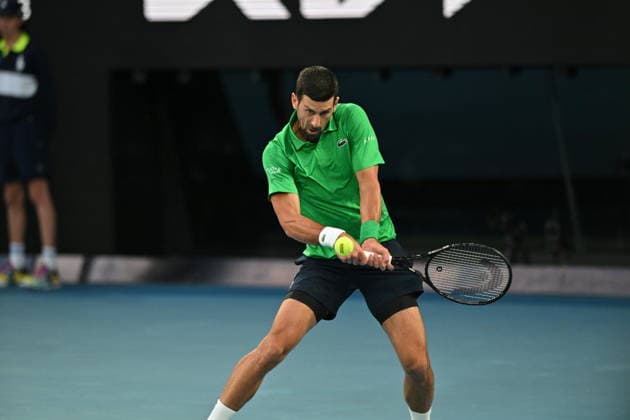 2026 Australian Open - Day 15 MELBOURNE, AUSTRALIA - FEBRUARY 01: Carlos Alcaraz of Spain compete against Novak Djokovic of Serbia in the Men s Singles Final during day 15 of the Australian Open at Melbourne Park on February 01, 2026 in Melbourne, Australia. Mark Avellino Anadolu Melbourne Australia. Editorial use only. Please get in touch for any other usage.  Copyright: x2026xAnadoluxMarkxAvellinox
