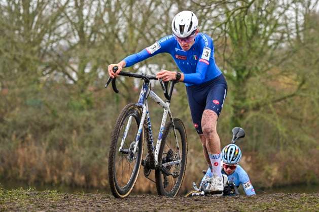 UCI World Championships 2026 Hulst HULST, BELGIUM - FEBRUARY 01 : Grigolini Filippo (Ita) in action during the 2026 UCI Cyclo-Cross World Championships for Men Junior on February 01, 2026 in Hulst, Belgium, 01 02 2026 Hulst Belgium  Copyright: xNicoxVereeckenx