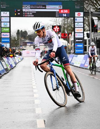 2026 UCI Cyclo-cross World Championships Picture by Simon Wilkinson SWpix.com - 30 01 2026 - Cycling - 2026 UCI Cyclo-cross World Championships - Hulst, Zeeland, Netherlands - Junior Men - Milo Wills (Great Britain) Copyright: x xSWpix.comx(t axPhotographyxHubxLtd)xSimonxWilkinson SWpix.comx SWP-3176-0207