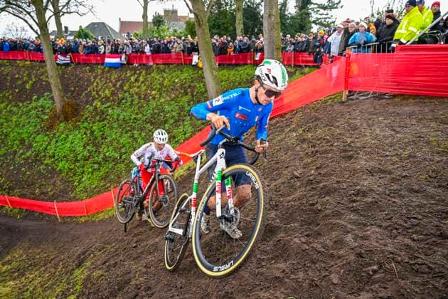 UCI World Championships 2026 Hulst HULST, BELGIUM - FEBRUARY 01 : Pezzo Rosola Patrik (Ita) in action during the 2026 UCI Cyclo-Cross World Championships for Men Junior on February 01, 2026 in Hulst, Belgium, 01 02 2026 Hulst Belgium  Copyright: xNicoxVereeckenx