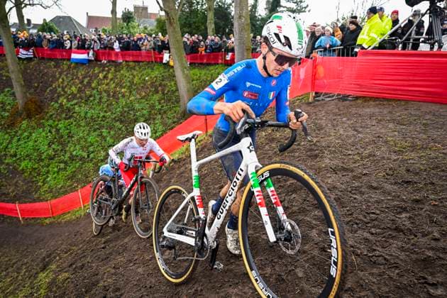 UCI World Championships 2026 Hulst HULST, BELGIUM - FEBRUARY 01 : Pezzo Rosola Patrik (Ita) in action during the 2026 UCI Cyclo-Cross World Championships for Men Junior on February 01, 2026 in Hulst, Belgium, 01 02 2026 Hulst Belgium  Copyright: xNicoxVereeckenx