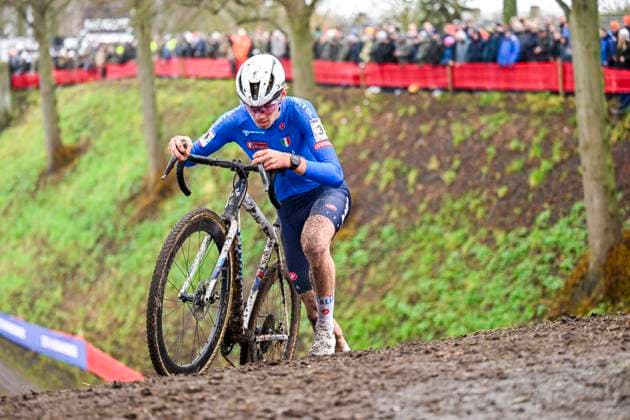 UCI World Championships 2026 Hulst HULST, BELGIUM - FEBRUARY 01 :Grigolini Filippo (Ita) in action during the 2026 UCI Cyclo-Cross World Championships for Men Junior on February 01, 2026 in Hulst, Belgium, 01 02 2026 Hulst Belgium  Copyright: xNicoxVereeckenx