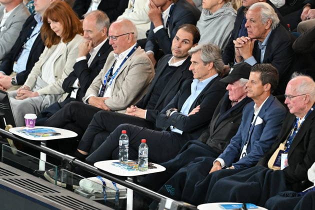 2026 Australian Open - Day 15 MELBOURNE, AUSTRALIA - FEBRUARY 01: Rafael Nadal and his agent Carlos Costa watch the Men s Singles Final between Carlos Alcaraz of Spain and Novak Djokovic of Serbia during day 15 of the 2026 Australian Open at Melbourne Park on February 01, 2026 in Melbourne, Australia. Mark Avellino Anadolu Melbourne Australia. Editorial use only. Please get in touch for any other usage.  Copyright: x2026xAnadoluxMarkxAvellinox