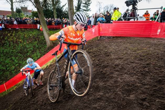 HULST , 01 02-2026 , UCI Cyclo-cross World Championships day 3 , Sunday Junior men , WK veldrijden , picture shows Jop van den Biggelaar (NED) UCI Cyclo-cross World Championships (Sunday)  x201236914x Copyright: