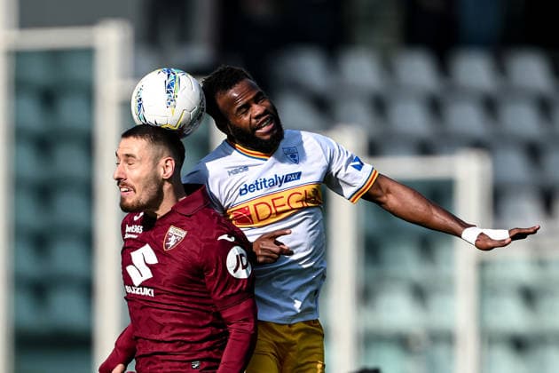 Cm Torino 01 02 2026 - campionato di calcio Serie A Torino-Lecce foto Cristiano Mazzi Image nella foto: Nikola Vlasic-Lassana Coulibaly 