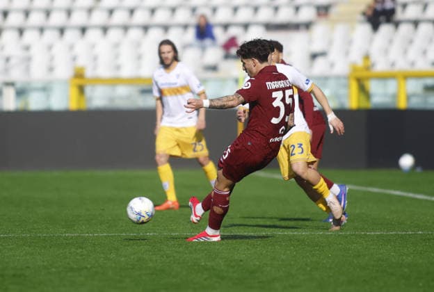 CALCIO - Serie A - Torino FC vs US Lecce Luca Marianucci of Torino FC during the Italian Serie A 2025 26 season football match between Torino FC and US Lecce on 01 February 2026 at Stadio Olimpico Grende Torino ,Turin, Italy. Photo Nderim KACELI Turin Italy  Copyright: xIPAxSport ABACAx