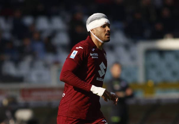 CALCIO - Serie A - Torino FC vs US Lecce Saul Coco of Torino FC during the Italian Serie A 2025 26 season football match between Torino FC and US Lecce on 01 February 2026 at Stadio Olimpico Grende Torino ,Turin, Italy. Photo Nderim KACELI Turin Italy  Copyright: xIPAxSport ABACAx