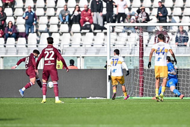 Cm Torino 01 02 2026 - campionato di calcio Serie A Torino-Lecce foto Cristiano Mazzi Image nella foto: gol Che Adams 
