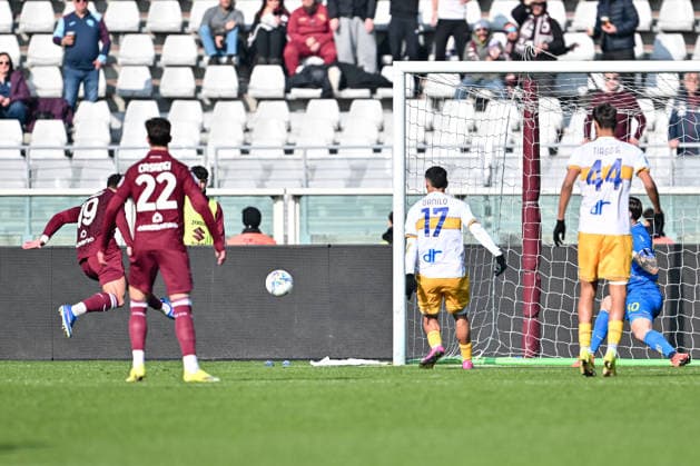 Cm Torino 01 02 2026 - campionato di calcio Serie A Torino-Lecce foto Cristiano Mazzi Image nella foto: gol Che Adams 