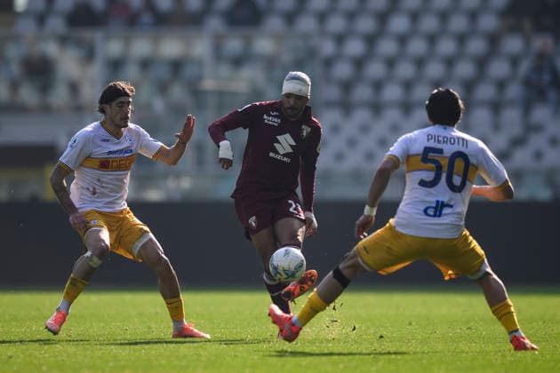 Torino FC v US Lecce - Serie A Saul Coco of Torino FC in action during the Serie A football match between Torino FC and US Lecce. Turin Italy Copyright: xNicolòxCampox