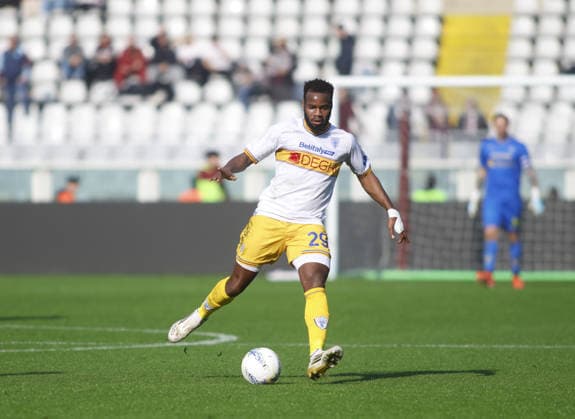 Lassana Coulibaly of US Lecce during the Italian Serie A 2025 26 season football match between Torino FC and US Lecce on 01 February 2026 at Stadio Olimpico Grende Torino ,Turin, Italy. Photo Nderim KACELI  Copyright: xNderimxKaceli IPAxSportx xipa-agency.netx xx IPA_70834402 IPA_Agency_IPA70834402