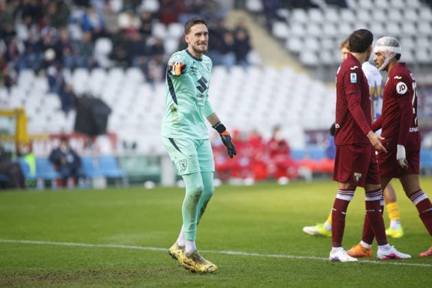 Alberto Paleari of Torino FC during the Italian Serie A 2025 26 season football match between Torino FC and US Lecce on 01 February 2026 at Stadio Olimpico Grende Torino ,Turin, Italy. Photo Nderim KACELI  Copyright: xNderimxKaceli IPAxSportx xipa-agency.netx xx IPA_70834691 IPA_Agency_IPA70834691
