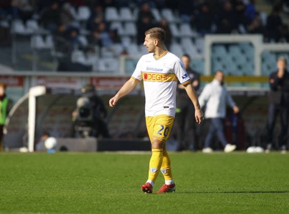 Ylber Ramadani of US Lecce during the Italian Serie A 2025 26 season football match between Torino FC and US Lecce on 01 February 2026 at Stadio Olimpico Grende Torino ,Turin, Italy. Photo Nderim KACELI  Copyright: xNderimxKaceli IPAxSportx xipa-agency.netx xx IPA_70834782 IPA_Agency_IPA70834782