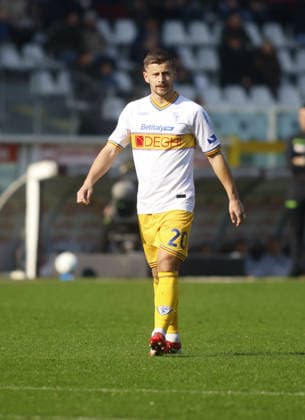 Ylber Ramadani of US Lecce during the Italian Serie A 2025 26 season football match between Torino FC and US Lecce on 01 February 2026 at Stadio Olimpico Grende Torino ,Turin, Italy. Photo Nderim KACELI  Copyright: xNderimxKaceli IPAxSportx xipa-agency.netx xx IPA_70834794 IPA_Agency_IPA70834794