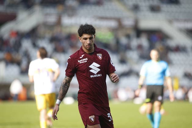 Luca Marianucci of Torino FC during the Italian Serie A 2025 26 season football match between Torino FC and US Lecce on 01 February 2026 at Stadio Olimpico Grende Torino ,Turin, Italy. Photo Nderim KACELI  Copyright: xNderimxKaceli IPAxSportx xipa-agency.netx xx IPA_70834817 IPA_Agency_IPA70834817