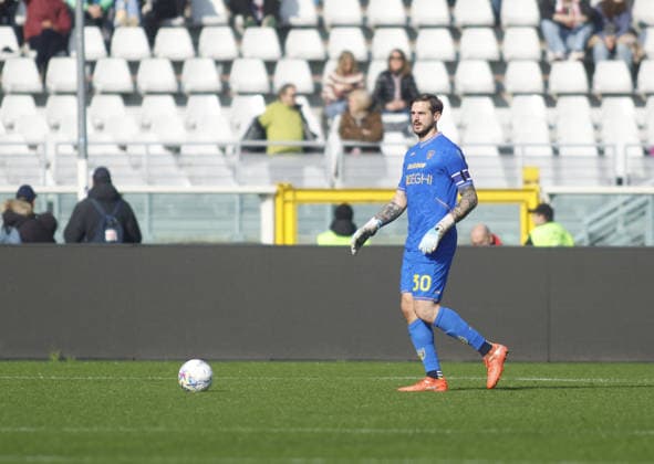 Wladimiro Falcone of US Lecce during the Italian Serie A 2025 26 season football match between Torino FC and US Lecce on 01 February 2026 at Stadio Olimpico Grende Torino ,Turin, Italy. Photo Nderim KACELI  Copyright: xNderimxKaceli IPAxSportx xipa-agency.netx xx IPA_70834823 IPA_Agency_IPA70834823