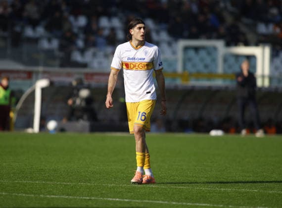 CALCIO - Serie A - Torino FC vs US Lecce Omri Gandelman of US Lecce during the Italian Serie A 2025 26 season football match between Torino FC and US Lecce on 01 February 2026 at Stadio Olimpico Grende Torino ,Turin, Italy. Photo Nderim KACELI Turin Italy  Copyright: xIPAxSport ABACAx