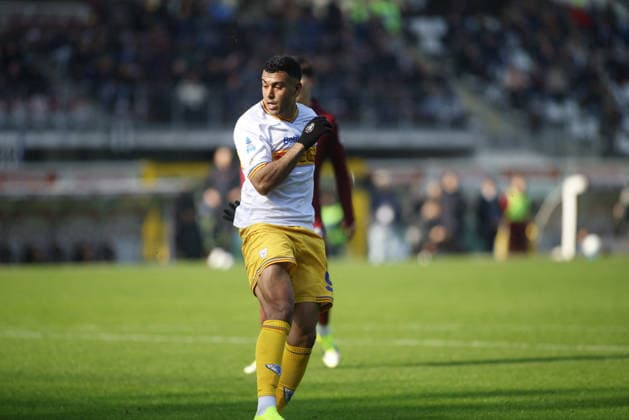 CALCIO - Serie A - Torino FC vs US Lecce Walid Cheddira of US Lecce during the Italian Serie A 2025 26 season football match between Torino FC and US Lecce on 01 February 2026 at Stadio Olimpico Grende Torino ,Turin, Italy. Photo Nderim KACELI Turin Italy  Copyright: xIPAxSport ABACAx