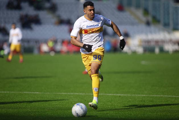 CALCIO - Serie A - Torino FC vs US Lecce Walid Cheddira of US Lecce during the Italian Serie A 2025 26 season football match between Torino FC and US Lecce on 01 February 2026 at Stadio Olimpico Grende Torino ,Turin, Italy. Photo Nderim KACELI Turin Italy  Copyright: xIPAxSport ABACAx