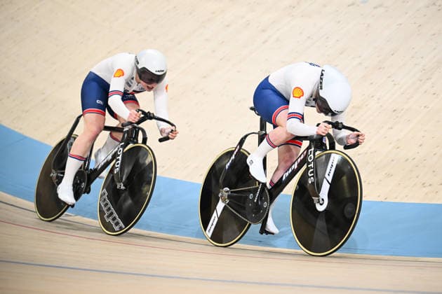 2026 UEC Track Elite European Championships Picture by Olly Hassell SWpix.com - 01 02 2026 - Cycling - 2026 UEC Track Elite European Championships - Konya Velodrome, Konya, Türkiye - Women s Team Sprint Qualifying - Lowri Thomas (Great Britain), Lauren Bell (Great Britain) Copyright: x xSWpix.comx(t axPhotographyxHubxLtd)xOllyxHassell SWpix.comx SWP-3177-0084