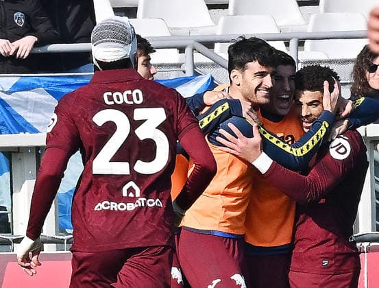 February 1, 2026, Turin, Italy: Torino s Che Adams jubilates after scoring the gol (1-0) during the Italian Serie A soccer match Torino FC vs US Lecce a at the Olimpico Grande Torino Stadium in Turin, Italy, 1st February 2026 ANSA ALESSANDRO DI MARCO Serie A: Torino FC Vs US Lecce  - ZUMAa110 20260201_zaf_a110_013 Copyright: xAlessandroxDixMarcox