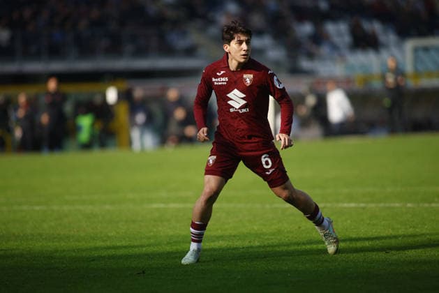 CALCIO - Serie A - Torino FC vs US Lecce Emirhan Ilkhan of Torino FC during the Italian Serie A 2025 26 season football match between Torino FC and US Lecce on 01 February 2026 at Stadio Olimpico Grende Torino ,Turin, Italy. Photo Nderim KACELI Turin Italy  Copyright: xIPAxSport ABACAx