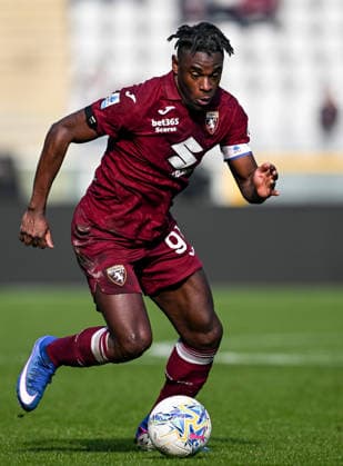Cm Torino 01 02 2026 - campionato di calcio Serie A Torino-Lecce foto Cristiano Mazzi Image nella foto: Duvan Zapata 