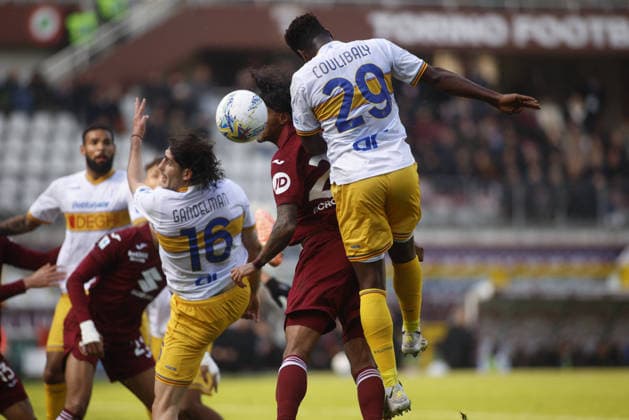 CALCIO - Serie A - Torino FC vs US Lecce Lassana Coulibaly of US Lecce during the Italian Serie A 2025 26 season football match between Torino FC and US Lecce on 01 February 2026 at Stadio Olimpico Grende Torino ,Turin, Italy. Photo Nderim KACELI Turin Italy  Copyright: xIPAxSport ABACAx