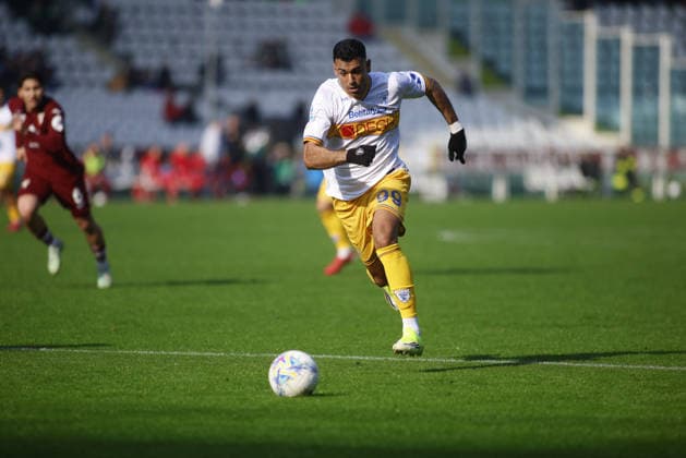 CALCIO - Serie A - Torino FC vs US Lecce Walid Cheddira of US Lecce during the Italian Serie A 2025 26 season football match between Torino FC and US Lecce on 01 February 2026 at Stadio Olimpico Grende Torino ,Turin, Italy. Photo Nderim KACELI Turin Italy  Copyright: xIPAxSport ABACAx