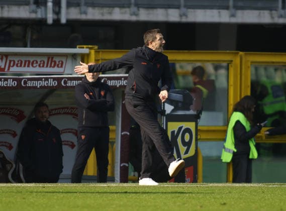 CALCIO - Serie A - Torino FC vs US Lecce Eusebio Di Francesco manager of US Lecce during the Italian Serie A 2025 26 season football match between Torino FC and US Lecce on 01 February 2026 at Stadio Olimpico Grende Torino ,Turin, Italy. Photo Nderim KACELI Turin Italy  Copyright: xIPAxSport ABACAx