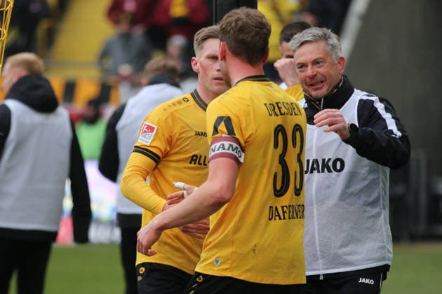 01 02 2026 Soccer Men 2025 2026 2 Bundesliga 20 Matchday SG Dynamo Dresden DSC Arminia Bielefeld Rudolf Harbig Stadion Dresden Goal celebration of Dynamo after the 1 0 Dresden Saxony Germany