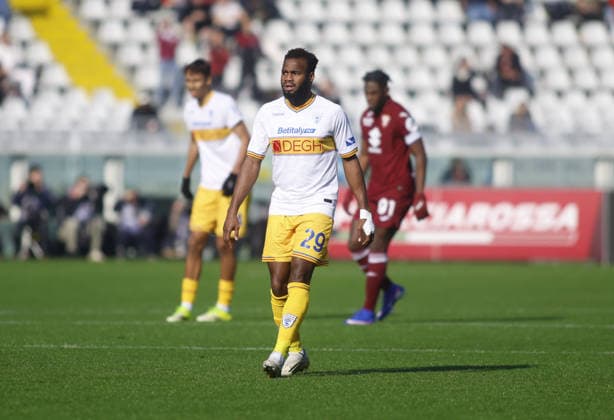 Lassana Coulibaly of US Lecce during the Italian Serie A 2025 26 season football match between Torino FC and US Lecce on 01 February 2026 at Stadio Olimpico Grende Torino ,Turin, Italy. Photo Nderim KACELI  Copyright: xNderimxKaceli IPAxSportx xipa-agency.netx xx IPA_70832677 IPA_Agency_IPA70832677